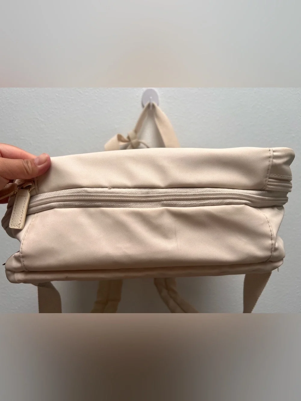 Beis The Expandable Backpack  in Beige
